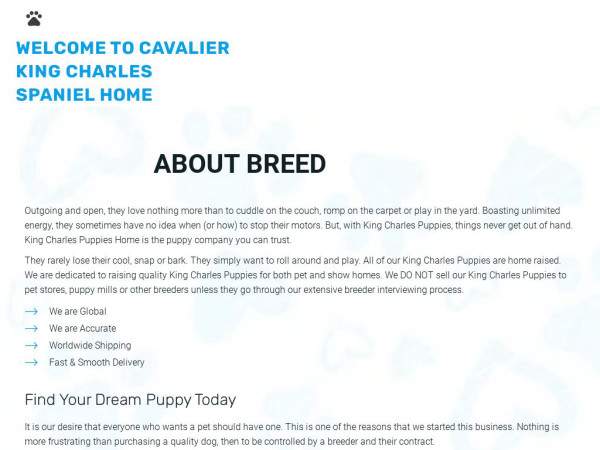 Kingcharlesspanielpuppies.com - Cavalier King Charles Spaniel Puppy Scam Review