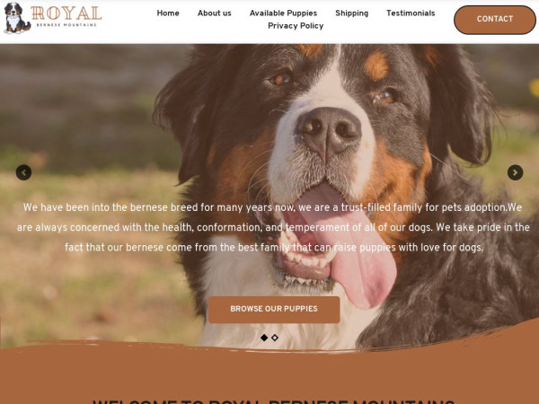 Royalbernesemountainshome.com - Bernese Mountain Dog Puppy Scam Review