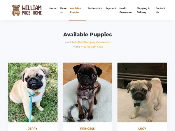 Williampugshome.com - Pug Puppy Scam Review