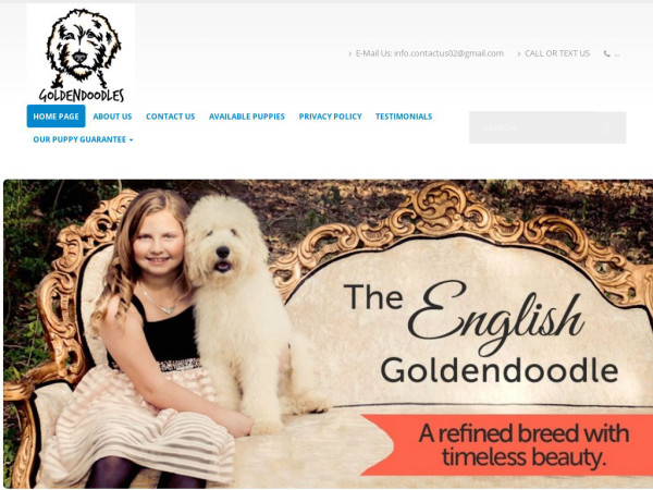 Andiepetshome.com - Golden Doodle Puppy Scam Review