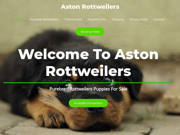 Astonrottweilers.com - Rottweiler Puppy Scam Review