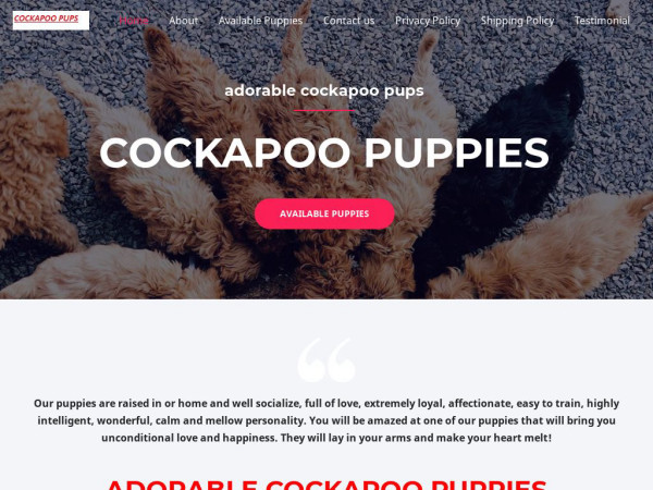 Cockapoopups.com - Cockapoo Puppy Scam Review