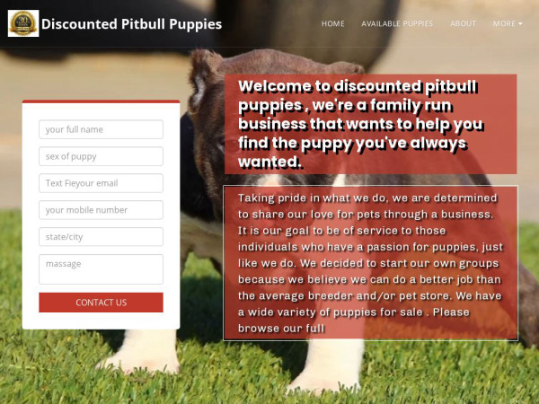 Discountedpitbullpuppies.com - Pit Bull Puppy Scam Review