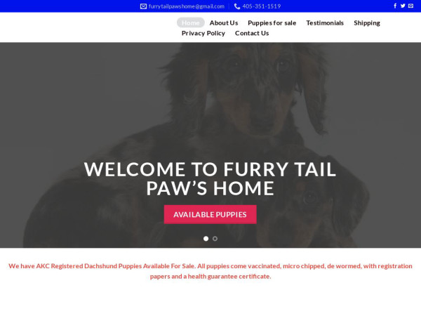 Furrytailpaws.com - Dachshund Puppy Scam Review