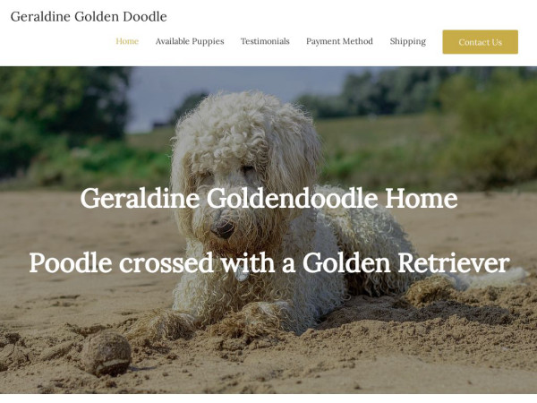 Geraldinegoldendoodlehome.com - Golden Doodle Puppy Scam Review