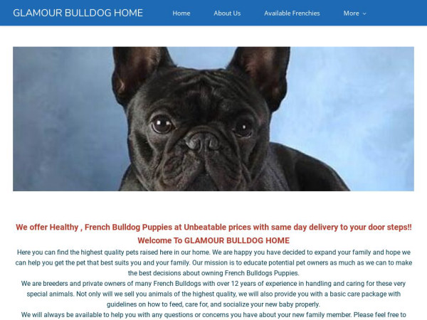 Glamourbulldogpups.com - Bulldog Puppy Scam Review