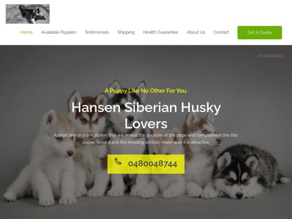 Hansensiberinhuskylovers.com - Husky Puppy Scam Review