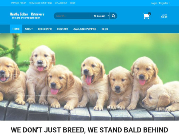 Healthygoldenretrievers.com - Golden Retriever Puppy Scam Review