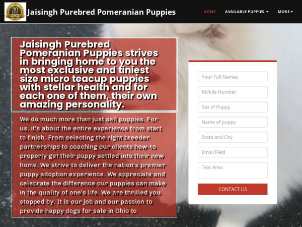 Jaisinghpurebredpomeranianpuppies.com - Pomeranian Puppy Scam Review