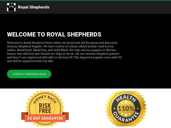 Royalsheperdhome.com - Germanshepherd Puppy Scam Review