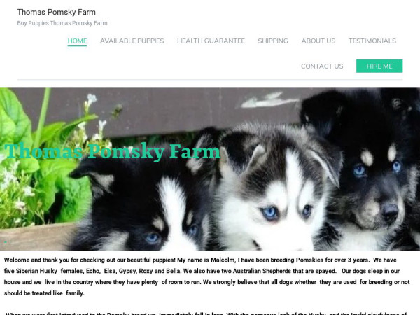 Thomaspomskyfarm.com - Pomeranian Puppy Scam Review