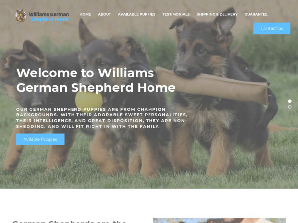 Williamsgermanshepherdhome.com - Germanshepherd Puppy Scam Review