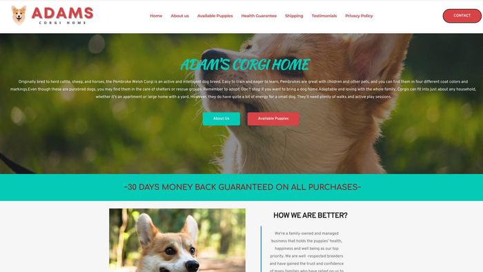 Adamscorgihome.com - Corgi Puppy Scam Review