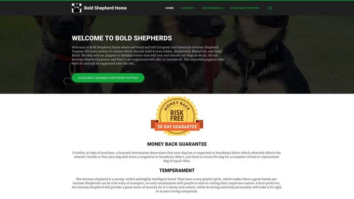 Boldshepherdpuppies.com - Germanshepherd Puppy Scam Review