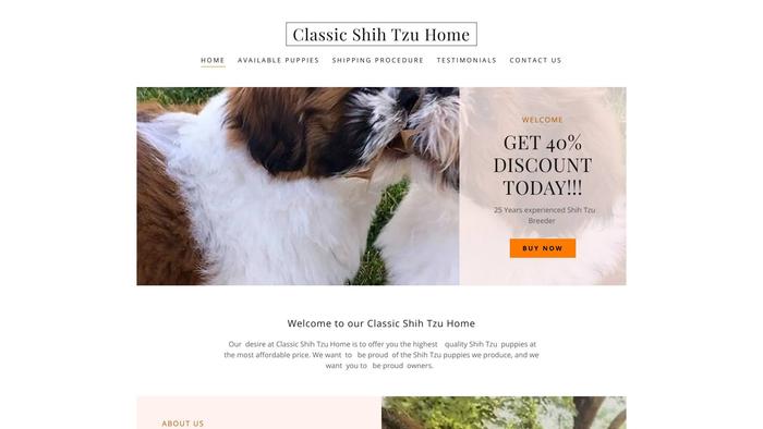 Classicshihtzuhome.com - Shihtzu Puppy Scam Review