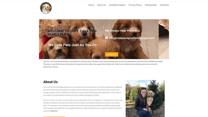 Cutecavapoofamilypups.com - Cavapoo Puppy Scam Review