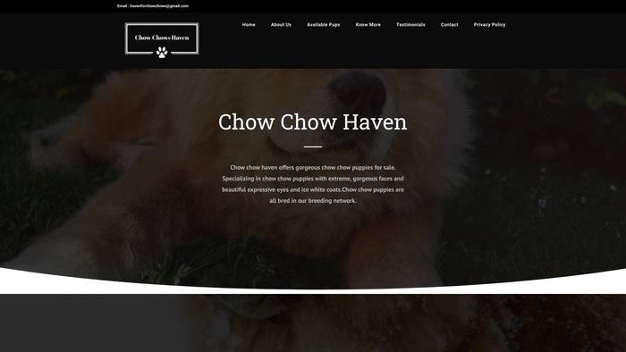 Havenforchowchows.com - Chowchow Puppy Scam Review