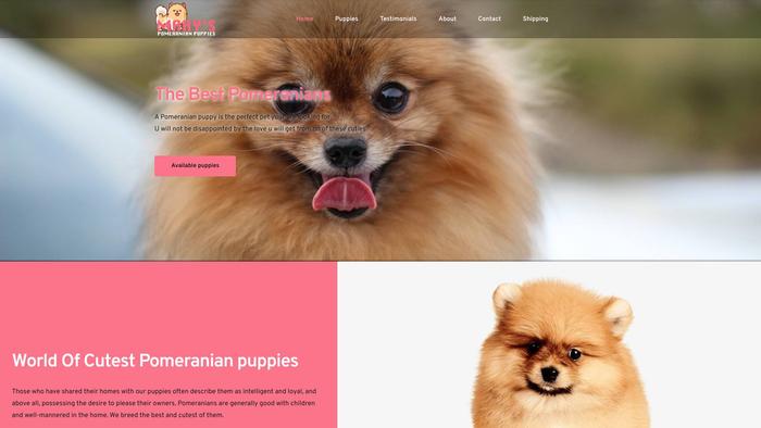 Maryspomeranianpuppies.com - Pomeranian Puppy Scam Review