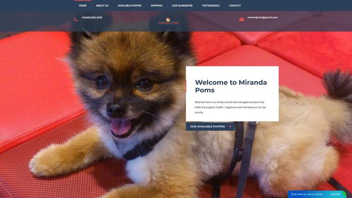 Mirandapoms.com - Pomeranian Puppy Scam Review