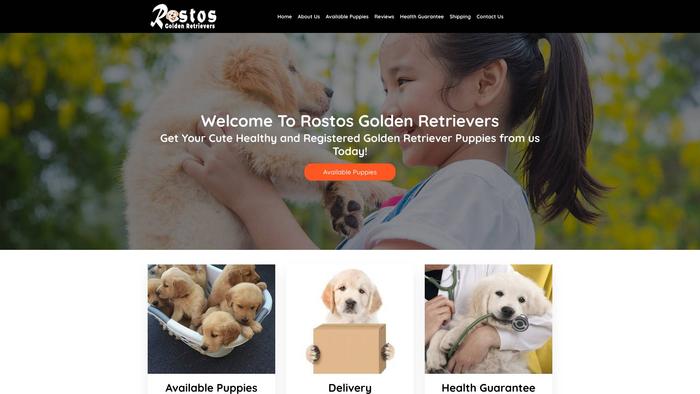 Rostosgoldenretrievers.com - Golden Retriever Puppy Scam Review