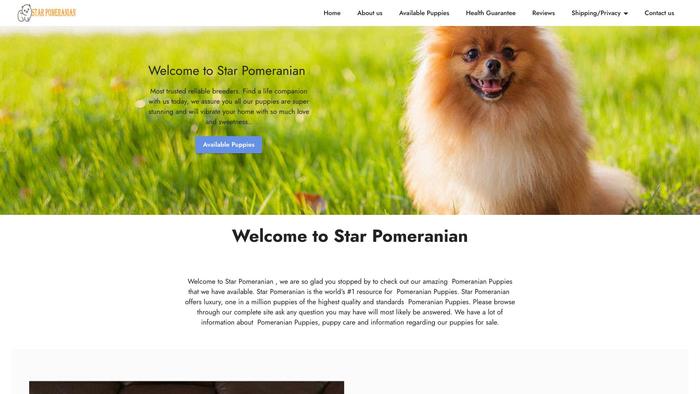 Starpomeranian.com - Pomeranian Puppy Scam Review