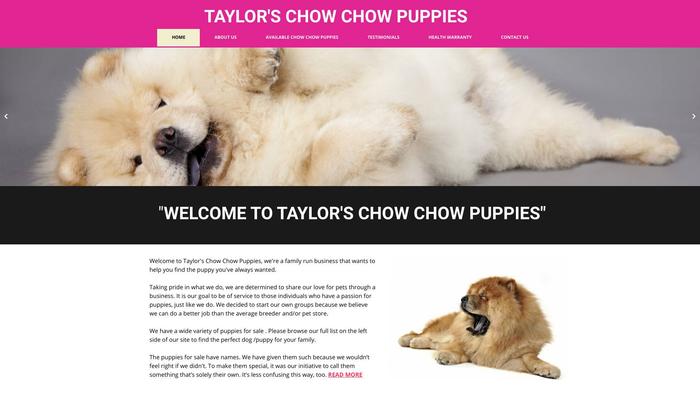 Taylorschowchowpuppies.com - Chowchow Puppy Scam Review