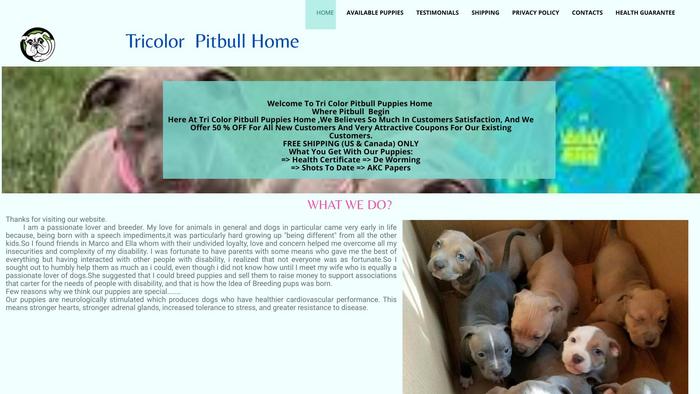 Tricolorpitbulls.com - Pit Bull Puppy Scam Review