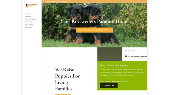 Vansrottweilersparadise.com - Rottweiler Puppy Scam Review