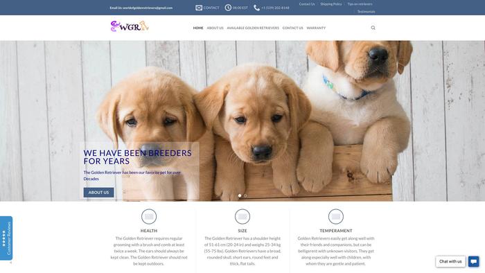 Worldofgoldenretrievers.com - Golden Retriever Puppy Scam Review