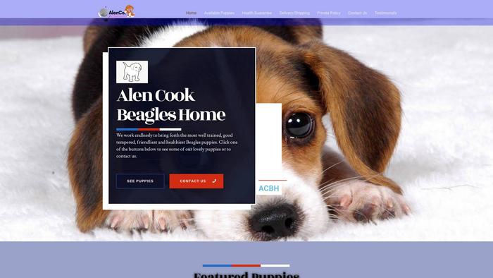 Alencookbeagles.com - Beagle Puppy Scam Review