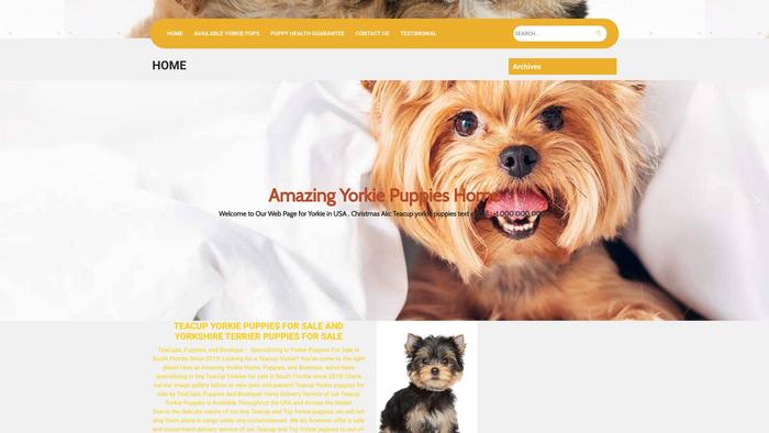 Amazingyorkieshome.com - Yorkshire Terrier Puppy Scam Review