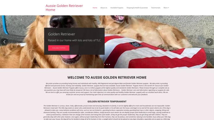 Aussiegoldenretrieverhome.com - Golden Retriever Puppy Scam Review