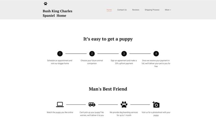 Bushkingcharles.net - Cavalier King Charles Spaniel Puppy Scam Review