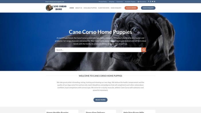 Canecorsohome.com - Cane Corso Puppy Scam Review