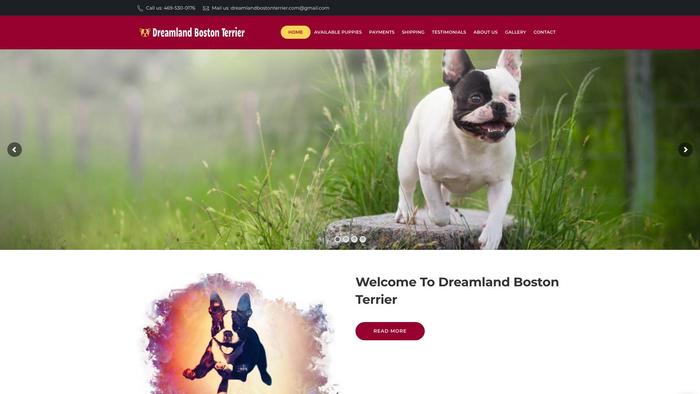 Dreamlandbostonterrier.com - Boston Terrier Puppy Scam Review