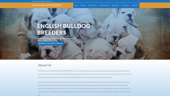 Englishbuldogsbreeders.com - English Bulldog Puppy Scam Review