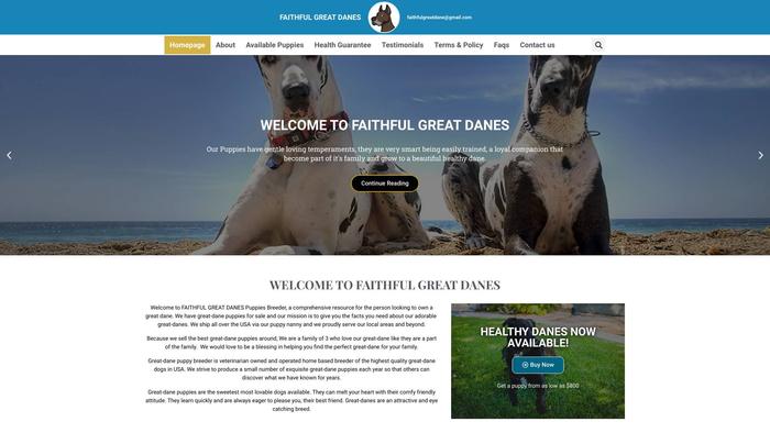 Faithfulgreatdanes.com - Great Dane Puppy Scam Review