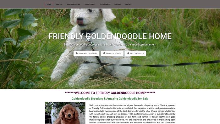 Friendlygoldendoodlehome.com - Golden Doodle Puppy Scam Review