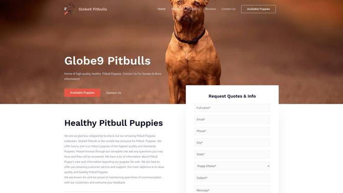 Globe9pitbulls.com - Pit Bull Puppy Scam Review