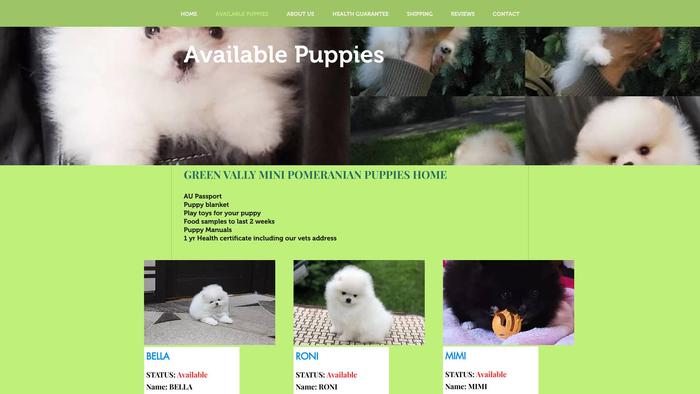 Greenvallypomeranianpuppies.com - Pomeranian Puppy Scam Review