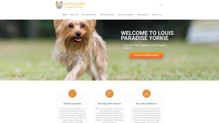 Louisparadiseyorkie.com - Yorkshire Terrier Puppy Scam Review