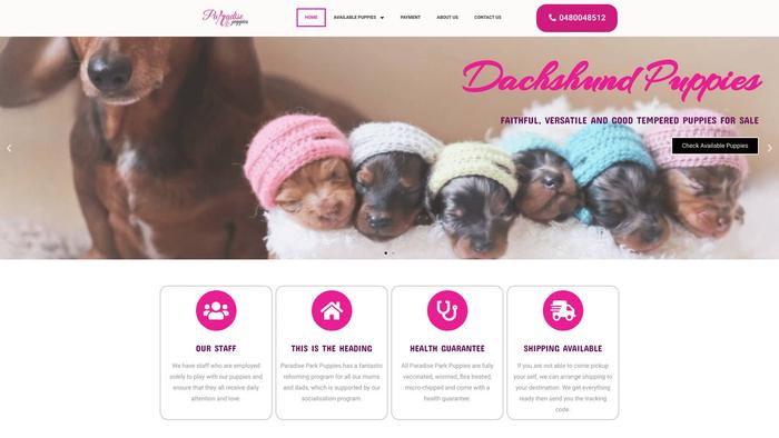 Paradiseparkpuppies.com - Dachshund Puppy Scam Review