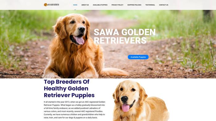 Sawagoldenretrievers.com - Golden Retriever Puppy Scam Review