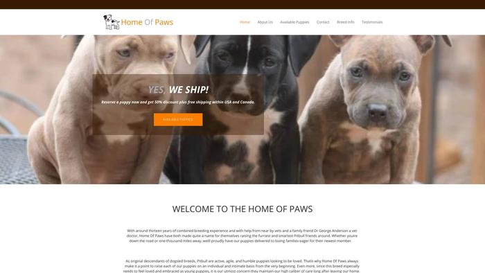 Uspawshome.com - Pit Bull Puppy Scam Review