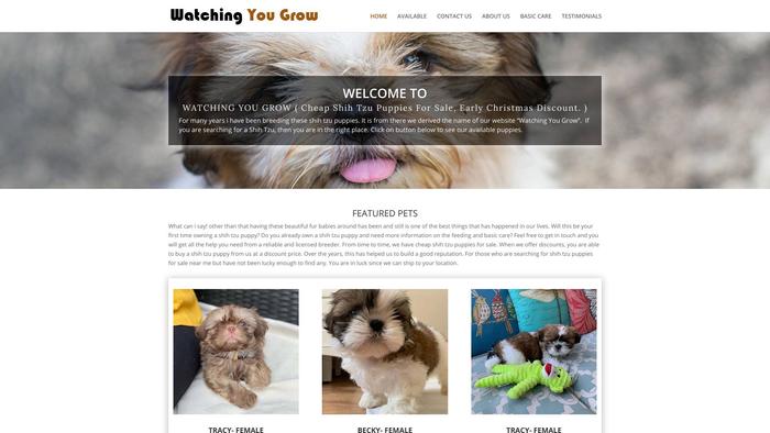 Watchingyougrow.com - Shihtzu Puppy Scam Review