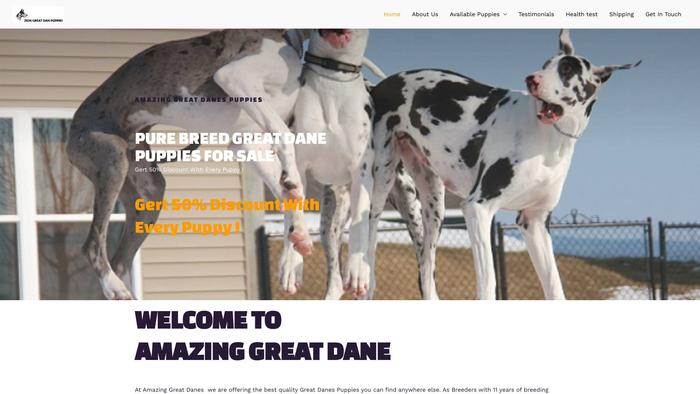 Amazinggreatdanes.com - Great Dane Puppy Scam Review