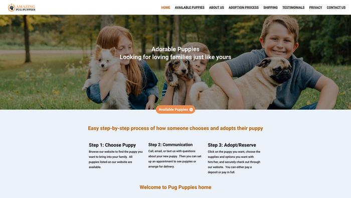 Amazingpugpuppies.us - Pug Puppy Scam Review