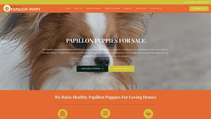 Auderypapilionpuppy.com - Papillon Puppy Scam Review