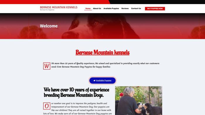 Bernesemountainkennels.com - Bernese Mountain Dog Puppy Scam Review