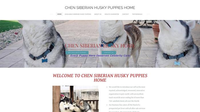 Chensiberianhuskypups.site - Husky Puppy Scam Review